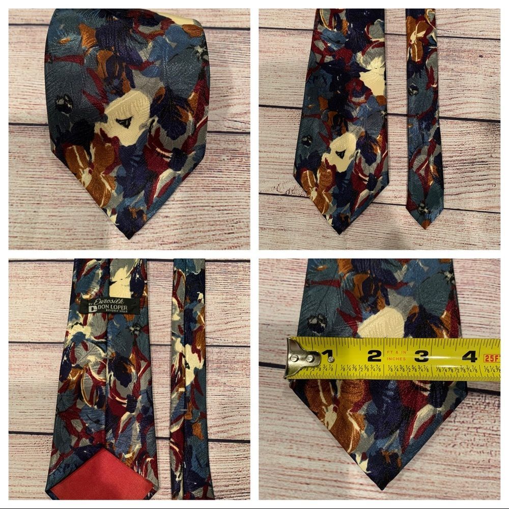 DON LOPER Beverly Hills Eurosilk Tie 
Excellent Pre-owned Condition